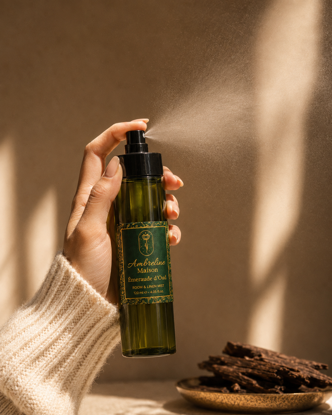 Pack Diffuseur & Vaporisateur Interieur - Émeraude d’Oud